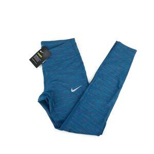 Nike Running Dri-Fit Teal Stripe Women's Leggings NWT